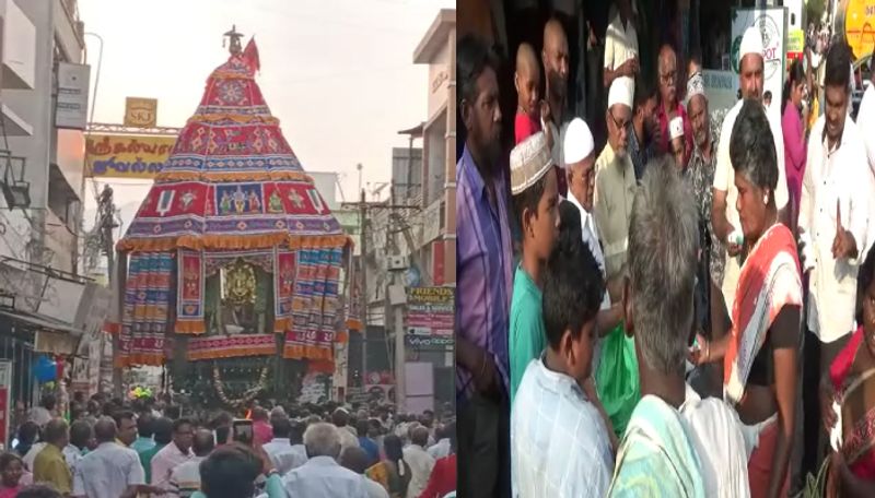Namakkal : ஸ்ரீபொன்வரதராஜ பெருமாள் கோவில் தேரோட்டம்.. திரளாக வந்த பக்தர்கள் - நீர் மோர் வழங்கிய இஸ்லாமியர்கள்!