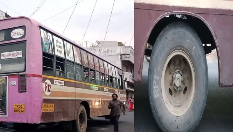 Government Bus : நாமக்கல்.. அரசு பேருந்தின் அவல நிலை.. ஓடும்போதே உடைந்த போல்ட் & நட் - அடுத்து நடந்தது என்ன?