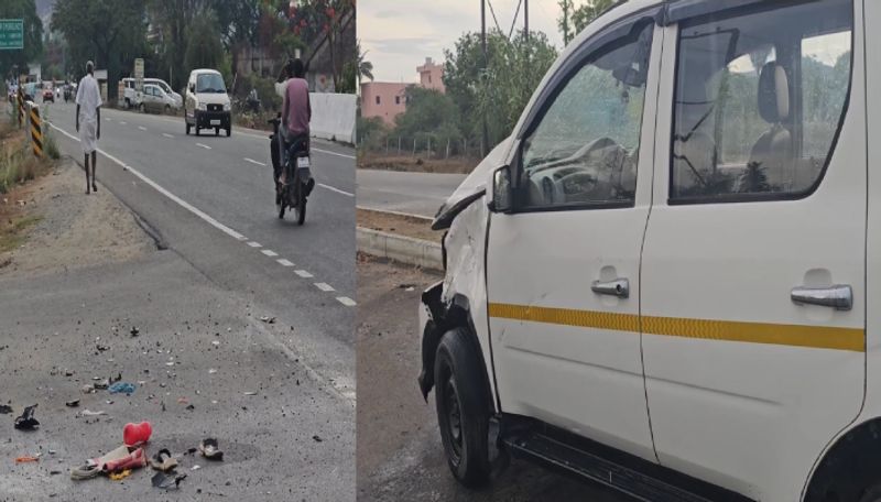 Accident : திருத்தணி.. பைக் மீது மோதிய கார் - நிச்சயதார்த்த நிகழ்ச்சிக்கு சென்ற கணவன், மனைவி பலியான கொடூரம்!