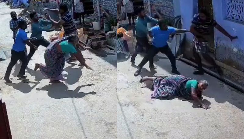 Land Dispute : தென்காசி.. இட தகராறில் ஏற்பட்ட சண்டை - வயதான பெண்மணியை கொடூரமாக தாக்கிய அரசு மருத்துவர்! Video!