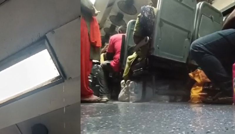 Train : "இது என்ன சதாப்திக்கு வந்த சோதனை".. கனமழையால் Super Fast ரயிலில் ஒழுகிய மழை நீர் - மக்கள் அவதி! Video!