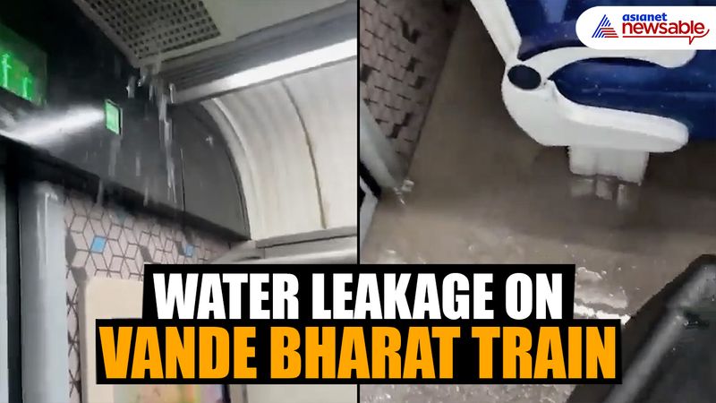 Passenger records water leakage on Vande Bharat train, railways responds (WATCH)