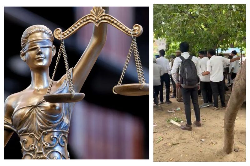 போர்க்களமான நீதிமன்ற வளாகம்; ரௌடிகளை விட மோசமாக தாக்கிக்கொண்ட வழக்கறிஞர்கள்
