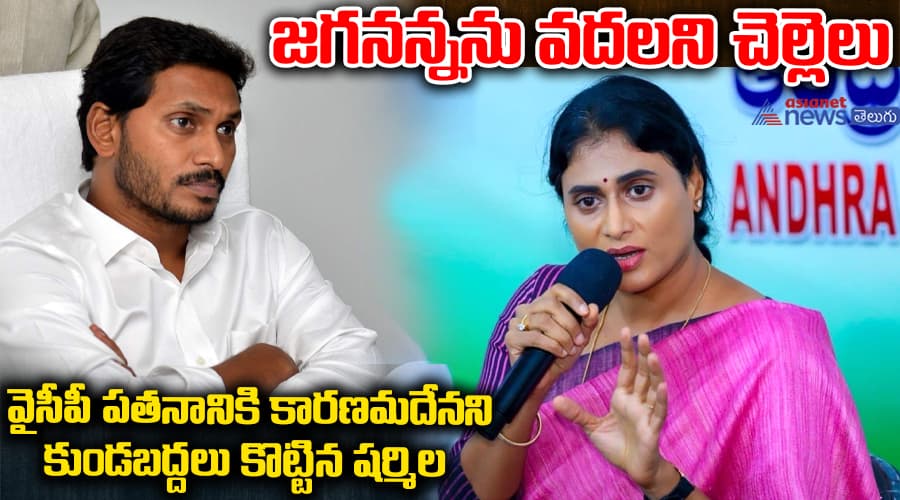 జగనన్నను వదలని చెల్లెలు: వైసీపీ పతనానికి కారణమదేనని కుండబద్దలు కొట్టిన షర్మిల.