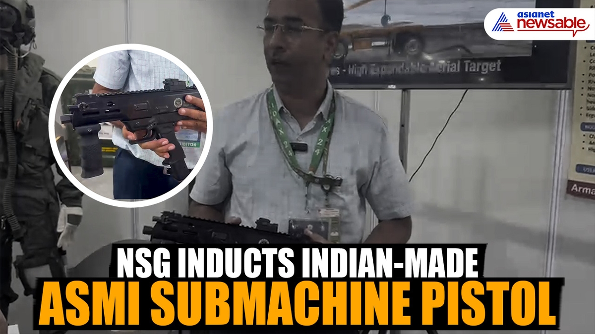 EXCLUSIVE: NSG inducts Indian-made ASMI Submachine Pistol, designed by DRDO (WATCH)