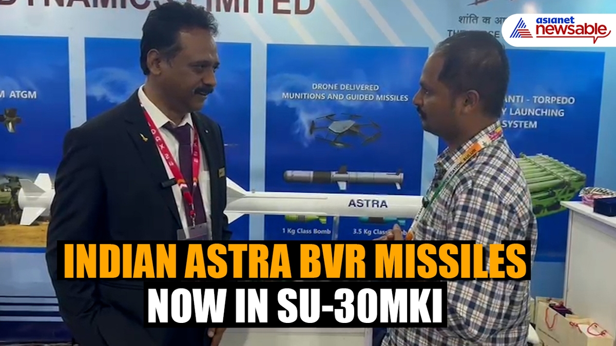 EXCLUSIVE: Indian Astra BVR missiles now in Su-30MKI; integration with Tejas underway (WATCH)