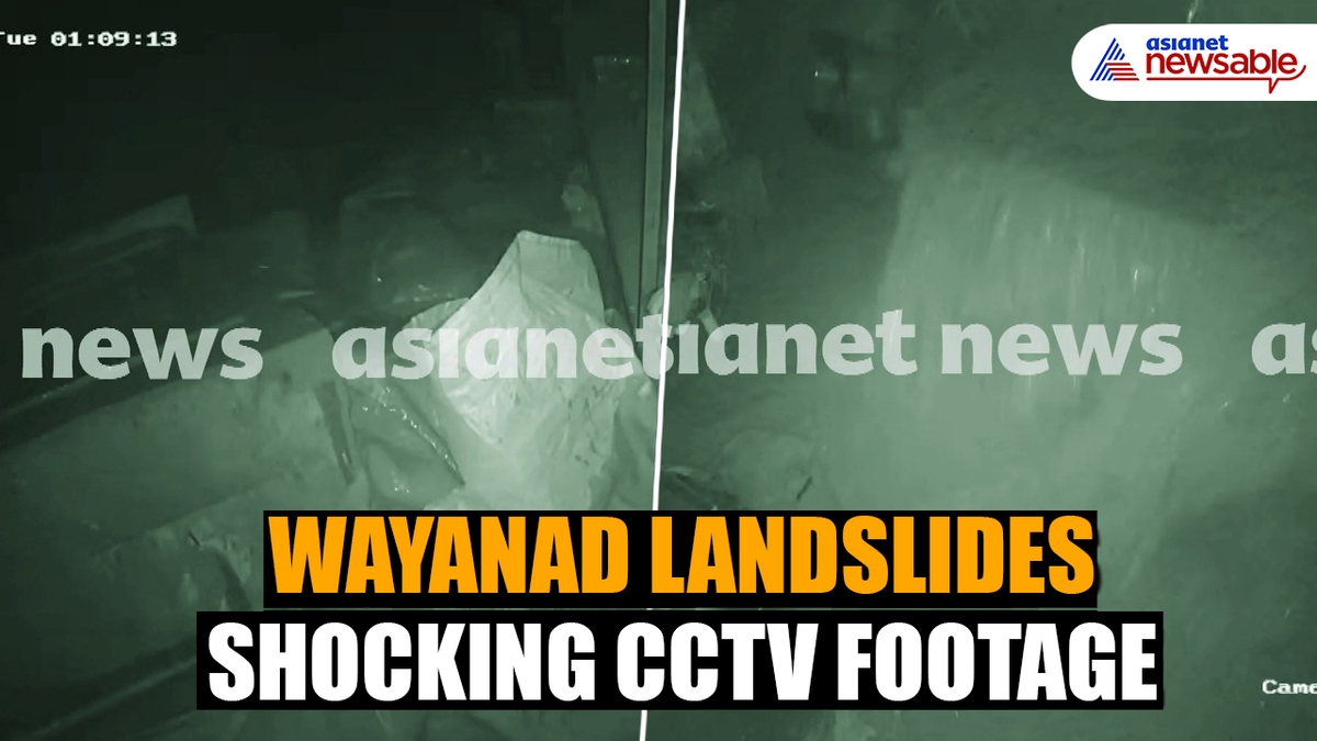 EXCLUSIVE: Dramatic CCTV visuals of landslide in Wayanad show village completely wiped out [WATCH]