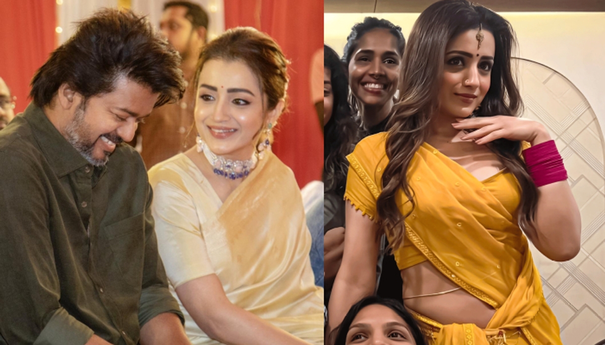 தளபதியின் கோட்.. குத்தாட்டம் போட்டு அசத்திய த்ரிஷா - நன்றி சொல்லி தயாரிப்பாளர் வெளியிட்ட "மட்ட" வீடியோ!