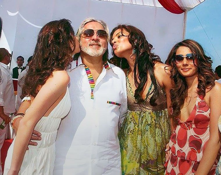 In Pics Vijay Mallya’s 'good times' with actresses and calendar girls