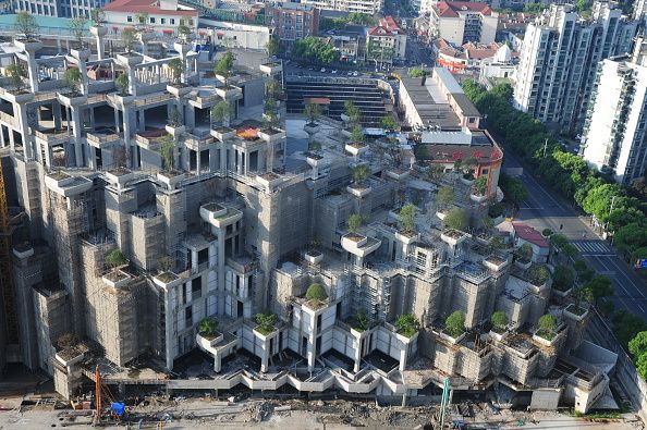 In Pics Hanging Gardens Of Babylon Built In Shanghai