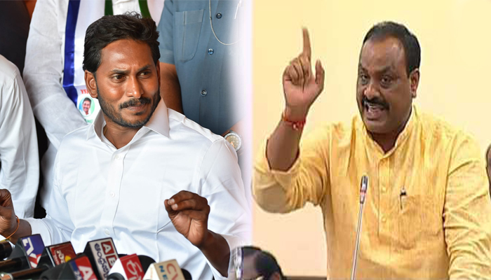 tdp leader atchannaidu strong counter to ap cm ys jagan over personality comments