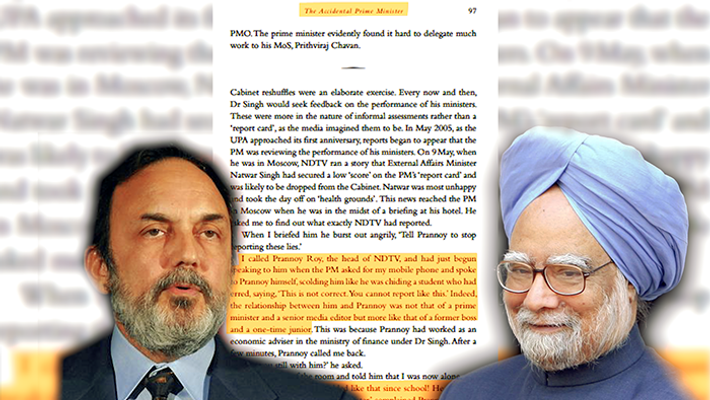 when manmohan singh scolded ndtv s prannoy roy and got a story dropped when manmohan singh scolded ndtv s