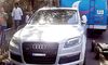 Audi Q7 saves sandalwood actor Darshan from Accident