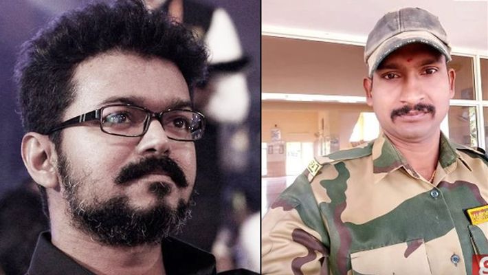 Image result for vijay calls army officer