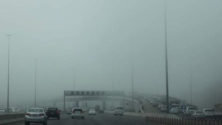 Dense fog various parts UAE weather warning issued
