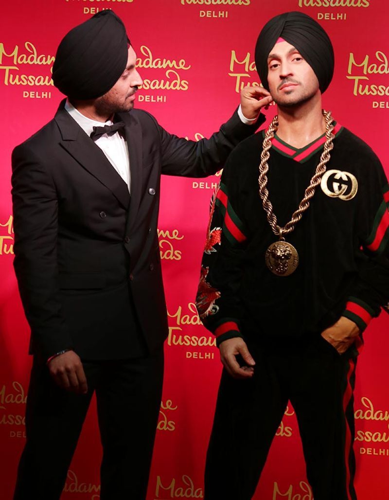   The actor and singer Diljit Dosanjh is the last celebrity to have had his wax statue at the famous Madame Tussauds Wax museum in Delhi. It is the first turbaned statue of the museum. 