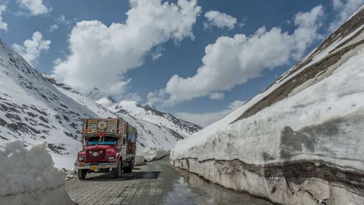 India's strategic Srinagar-Leh highway reopens after 4 months, role of ...