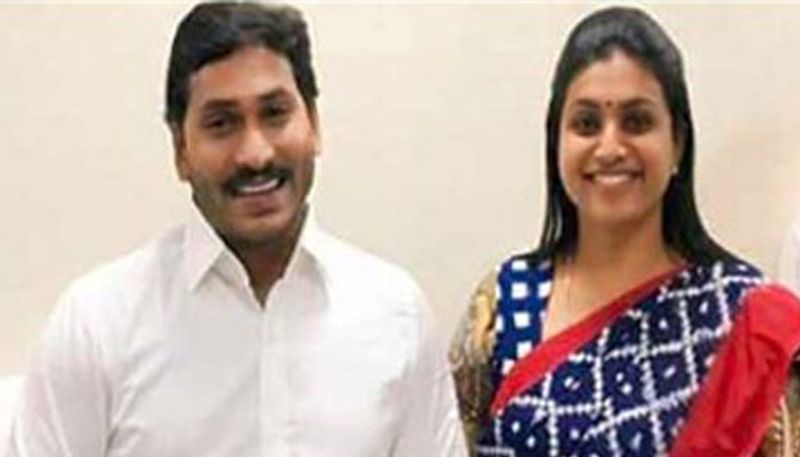 apiic chairman, ysrcp mla r.k.roja praises cm ys jagan, minister gowthamreddy