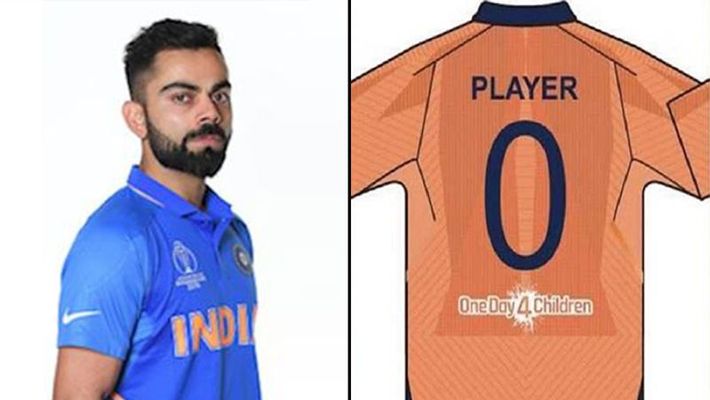 indian cricket team new jersey orange for 2019 world cup