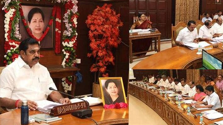 பரபரப்பான சூழலில் தமிழக அமைச்சரவை ...