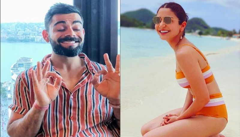 virat kohli reaction on anushka sharma pic