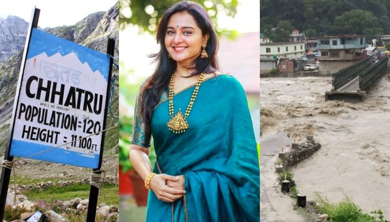 Malayalam actor Manju Warrier stuck in Himachal floods Rescued After SOS