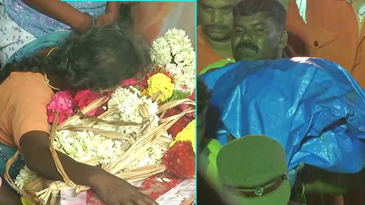 Image result for Sujith stuck in Borewell dead, Body cremated