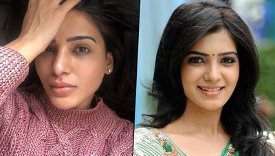 <p>Samantha</p>

<p>In South India, everybody knows Samantha. She is now happily married but finds the time to deliver blockbuster movies. Her look without makeup is cute and pretty. Samantha looks young and beautiful in her no-makeup pictures.</p>
