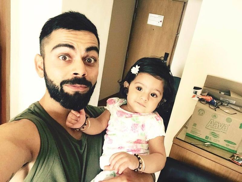 Virat Kohli, MS Dhoni's daughter Ziva's picture proof he