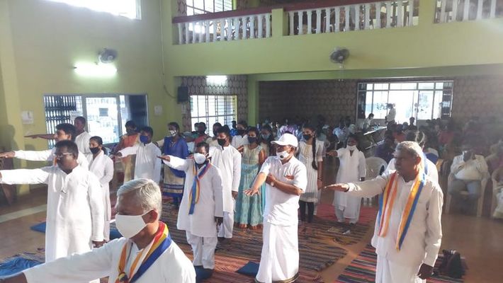 Karnataka 50 Dalits convert to Buddhism in Udupi -ymn