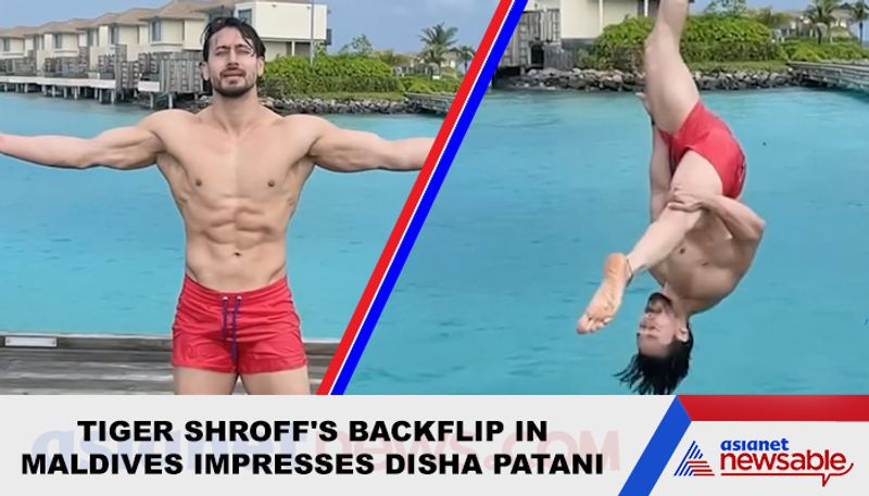 Tiger Shroff's perfect backflip leaves rumoured girlfriend Disha Patani impressed - gps