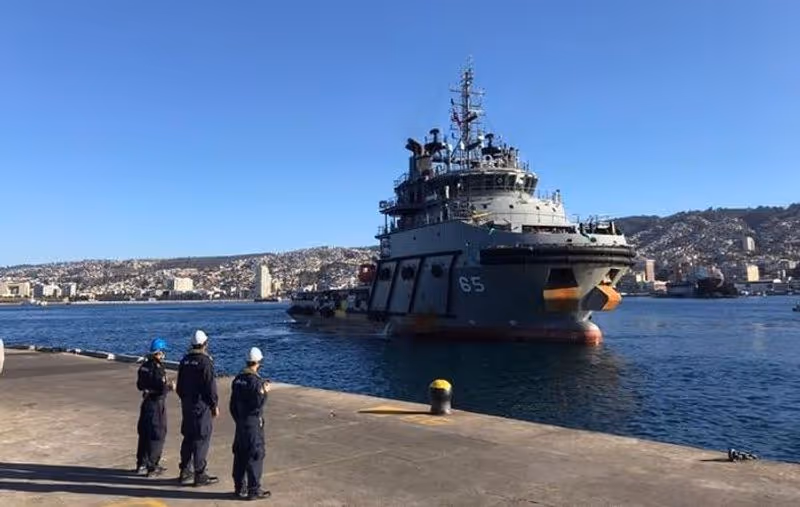 Chilean naval ship, built in India within a year, reaches home - Vimarsana News