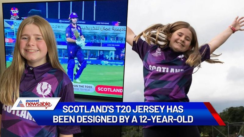 Scotland's T20 World Cup jersey designed by 12-year-old- The New Indian  Express