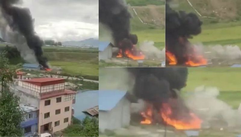 ಟೇಕಾಫ್‌ ಆಗ್ತಿದ್ದಂತೆ ಧರೆಗುರುಳಿದ ಶೌರ್ಯ ಏರ್‌ಲೈನ್ಸ್ ವಿಮಾನ; ಪತನದ ಭಯಾನಕ ವಿಡಿಯೋ ಸೆರೆ