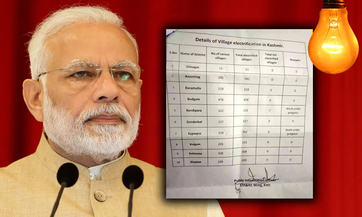 प्रधानमंत्री नरेंद्र मोदी की कश्मीर में बड़ी उपलब्धि