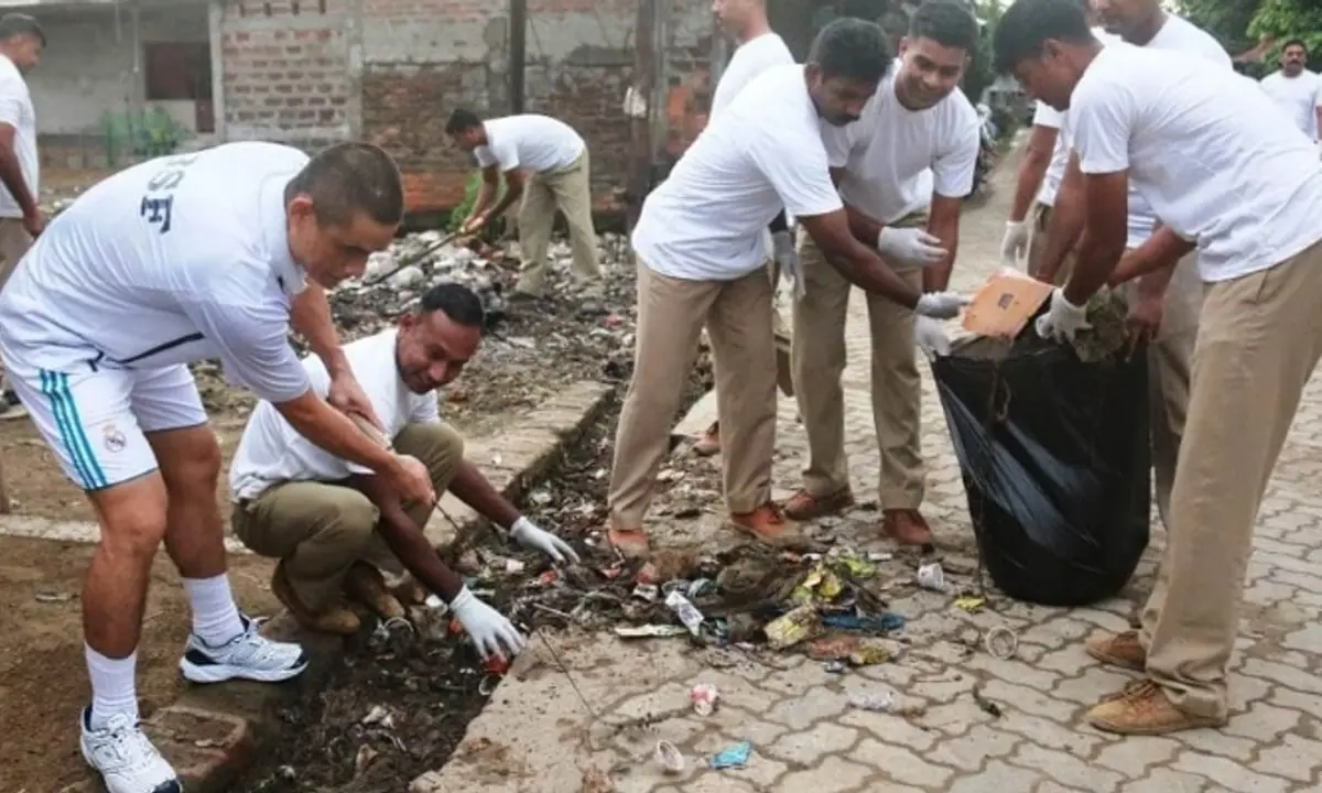 Swachhata Hi Seva: BSF joins campaign, organises cleanliness drive in Silchar