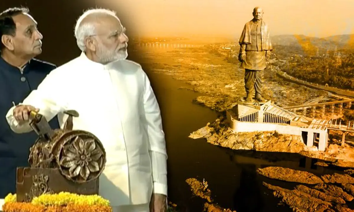 Prime Minister Narendra Modi inaugurates 'The Statue of Unity' in honour of Sardar Patel