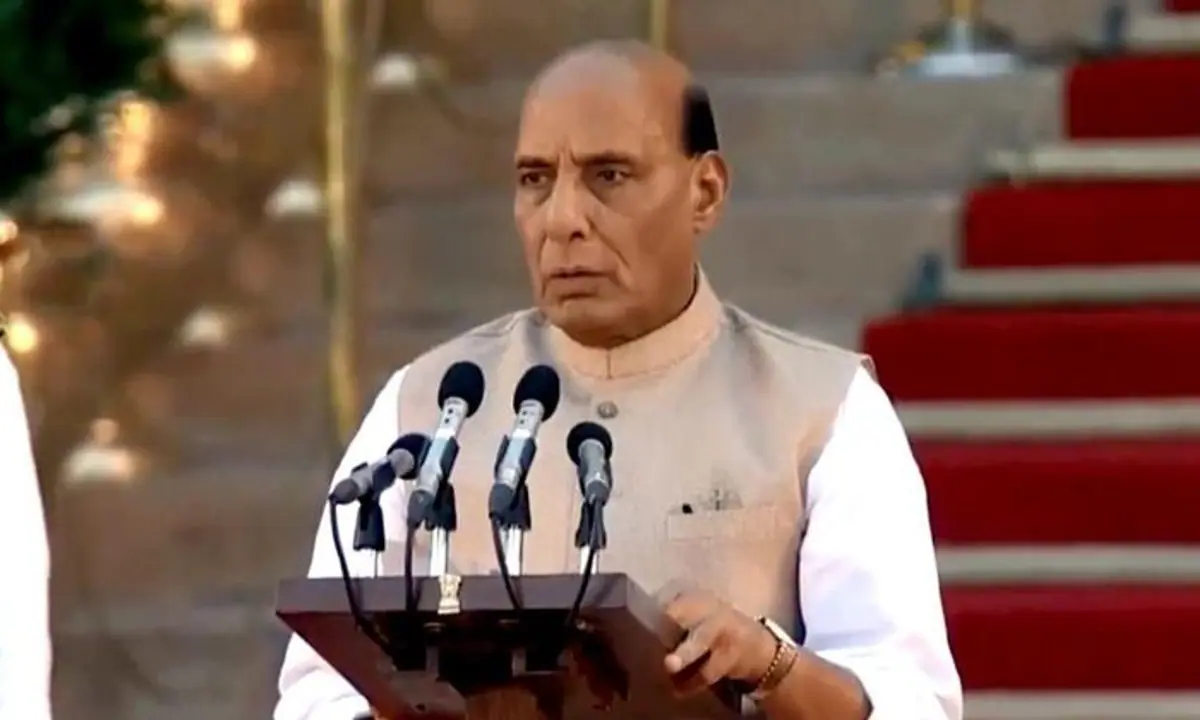 Defence minister Rajnath Singh iterates that India will use force to defend itself