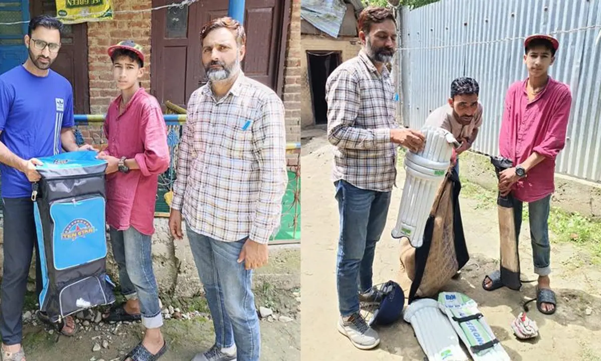 चावल की बोरी में क्रिकेट किट ले जा रहा 6th क्लास में पढ़ने वाला कश्मीरी लड़का क्यूं हुआ वायरल