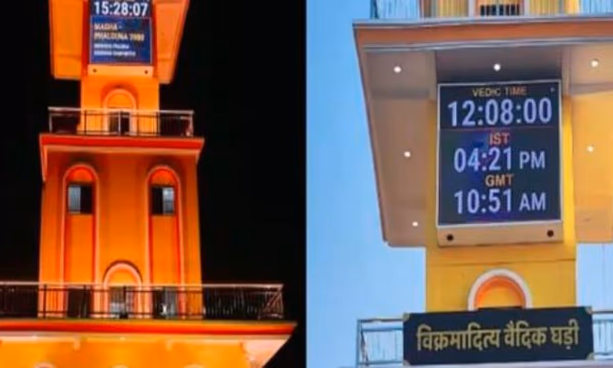 How does the world’s first Vedic Clock calculate time?