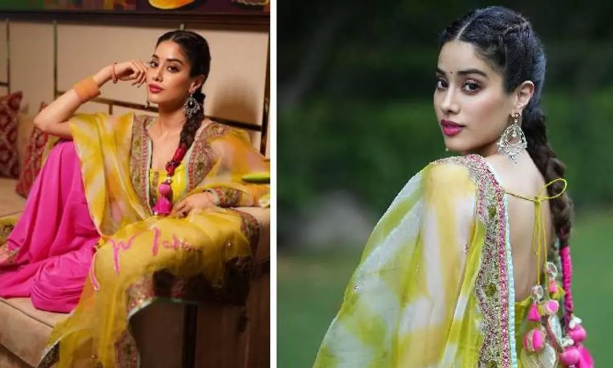 मोहल्ले नाल होंगे सोढ़ी कुढ़ी के चर्चे! जब पहनेंगी Janhvi Kapoor जैसे लेटेस्ट डिजाइनर सूट 