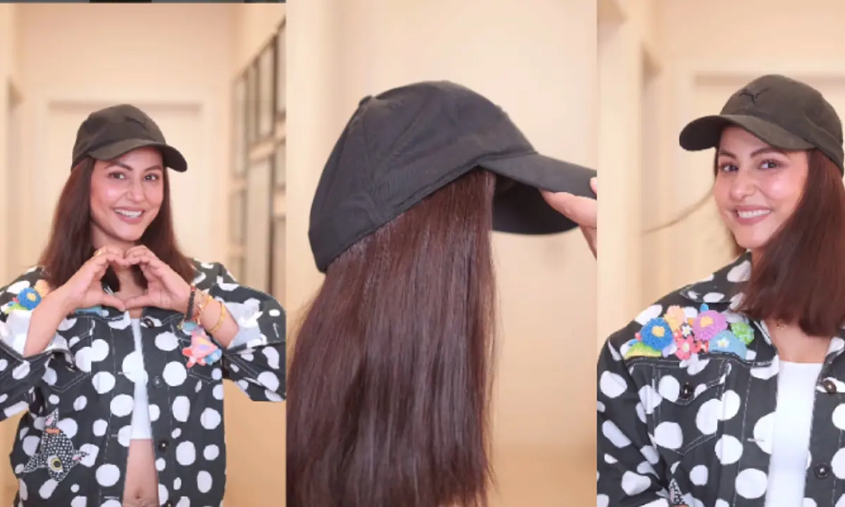 खुद के बालों की Wig पहनी कैंसर पेशेंट Hina Khan ने, ये एक्सपेरिमेंट वाकई है खास