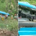 5 Dead, Over 20 Injured After Bus Falls Into Gorge In Himachal's Mandi