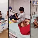 प्लास्टर चढ़े हाथों में किताबें, दर्द के बीच भी होठों पर मुस्कान, झालावाड़ हादसे की शानदार तस्वीर