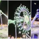 Saudi Arabia Video: 360 डिग्री राइड का मजा ले रहे थे लोग, हवा में टूटा झूला, खौफनाक वीडियो वायरल