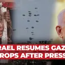 Israeli Army Releases Footage Of Gaza Aid Airdrops Amid Global Pressure