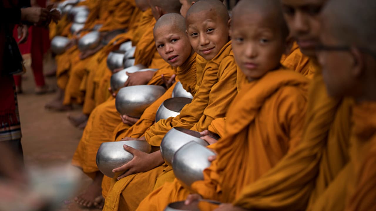 Peace, prayers and sermons: Buddhist monks celebrate the Buddha's birth