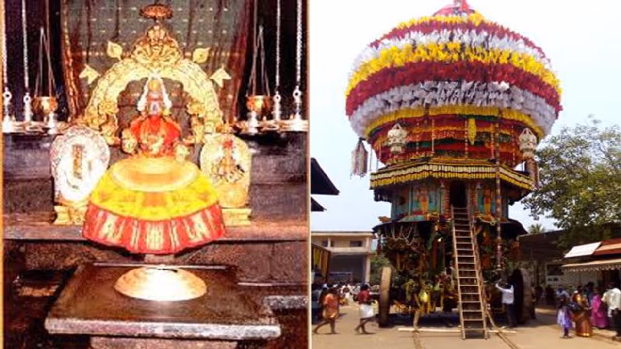 kollur mookambika Temple Rathauthsavam