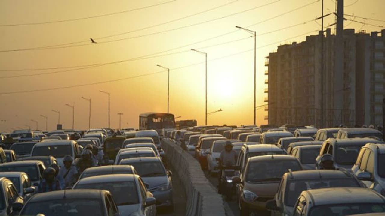 Traffic jam in Mumbai Traffic jam in Mumbai