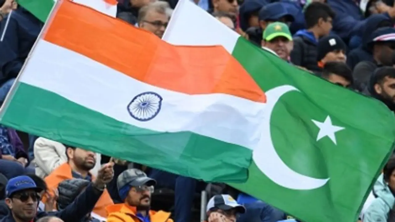 india pakistan flags india pakistan flags